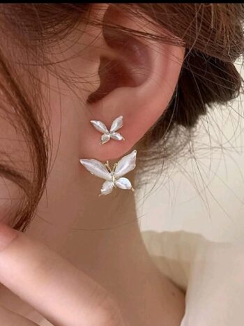 Pendientes atractivo blanco